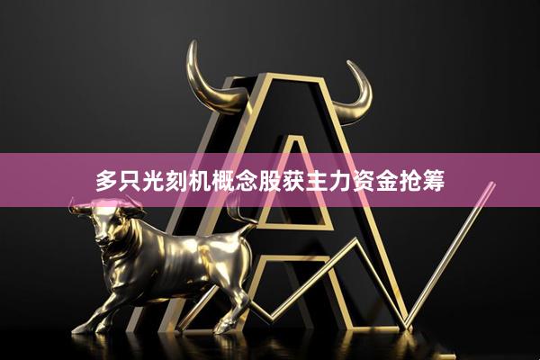多只光刻机概念股获主力资金抢筹